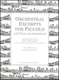 ORCHESTRAL EXCERPTS FOR PICCOLO cover